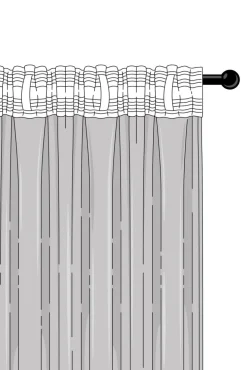 ADAVALE Multifunktionsgardin 2-pack