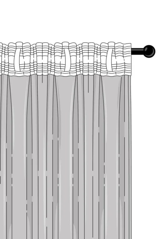 ADAVALE Multifunktionsgardin 2-pack