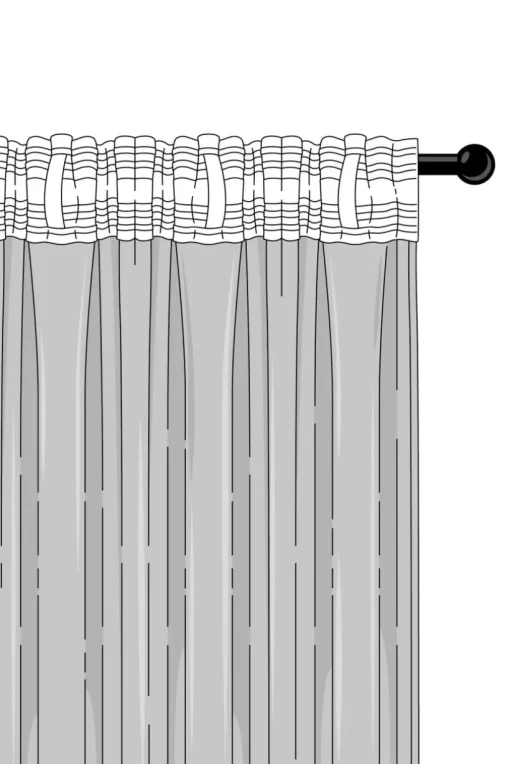ALBA Voilegardin 2-pack