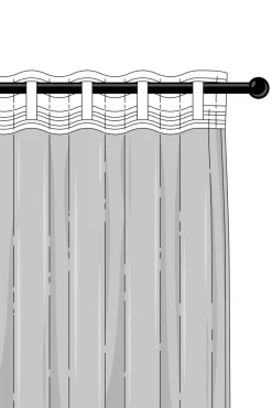 ALVIN Multifunktionsgardin 2-pack - Ekologisk
