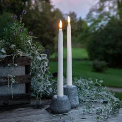 Antikt Ljus Flamme Shine 2-p, Utomhus