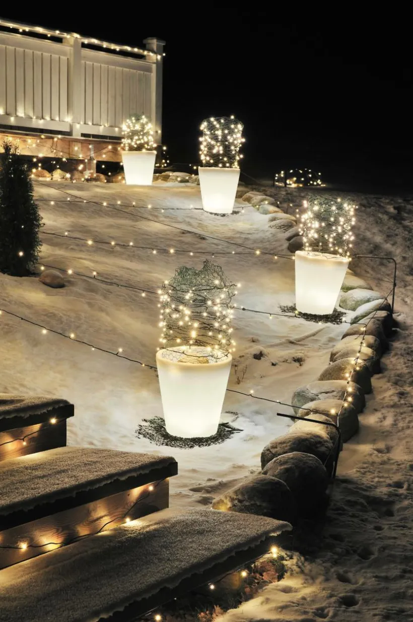 ASSISI LED Kruka Utomhus