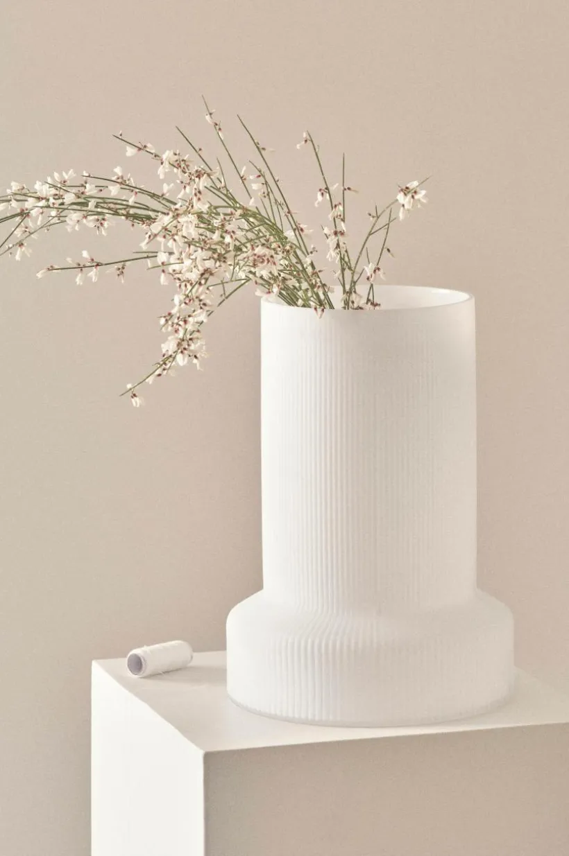 ATTICUS SANDBLAST Glasvas - Höjd 28,5 Cm