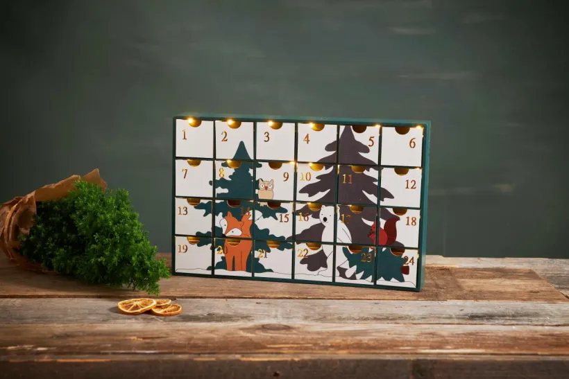 Bordsdekoration Forest Friends 24,5 Cm