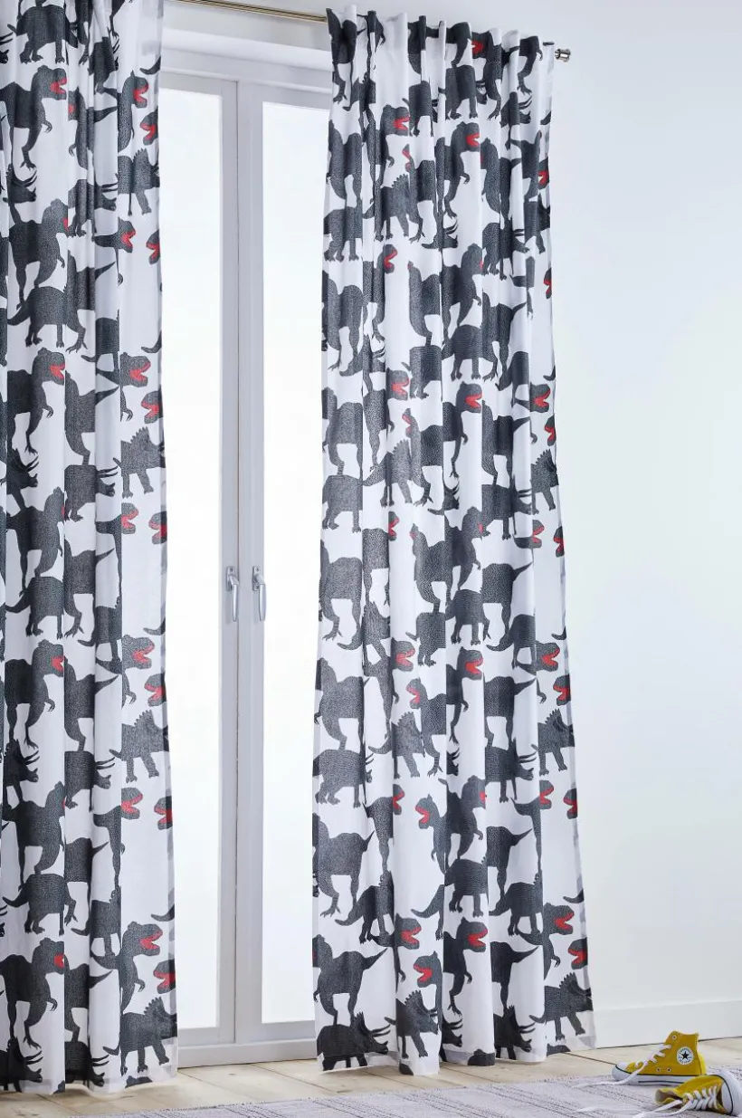 DINO Multifunktionsgardin 2-pack - Ekologisk