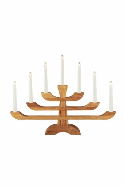 Elljusstake 7 Lj Trä 39cm