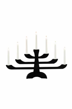 Elljusstake 7 Lj Trä 39cm