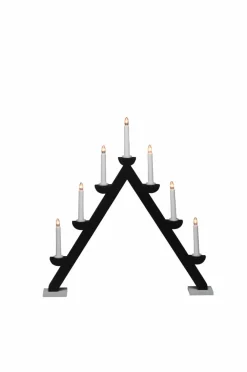 Elljusstake 7 Lj Trä 56cm