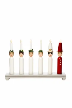 Elljusstake 6 Ljus "Lucia" 30cm