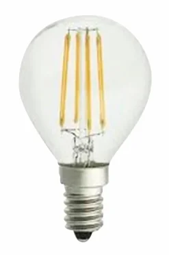Filament Dekorationslampa LED Dimbar Klot E14 4W ø 45 Mm Amber