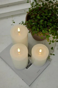 FLAMME FLOW Blockljus LED 17,5 Cm