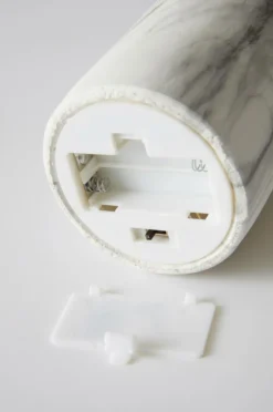 FLAMME MARBLE Blockljus LED 17,5 Cm