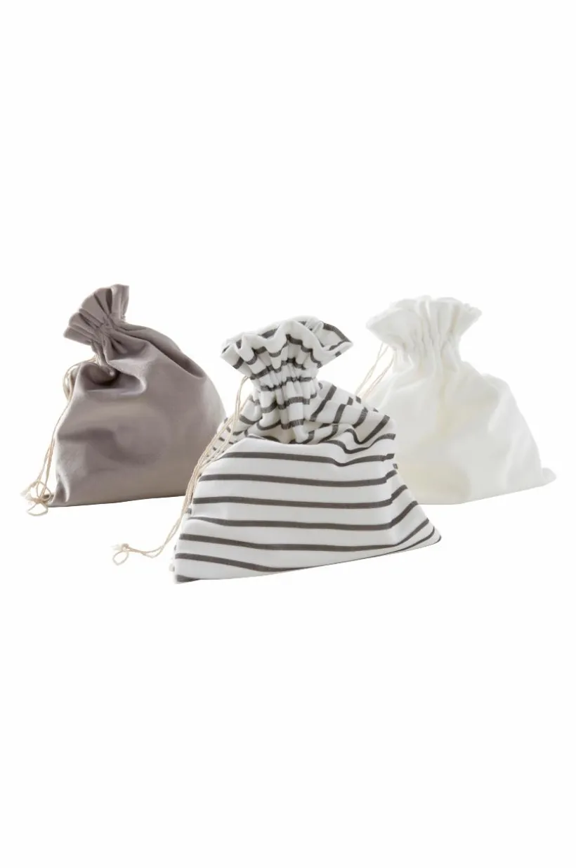 GIFTIE STRIPE SET Presentpåse 3-pack