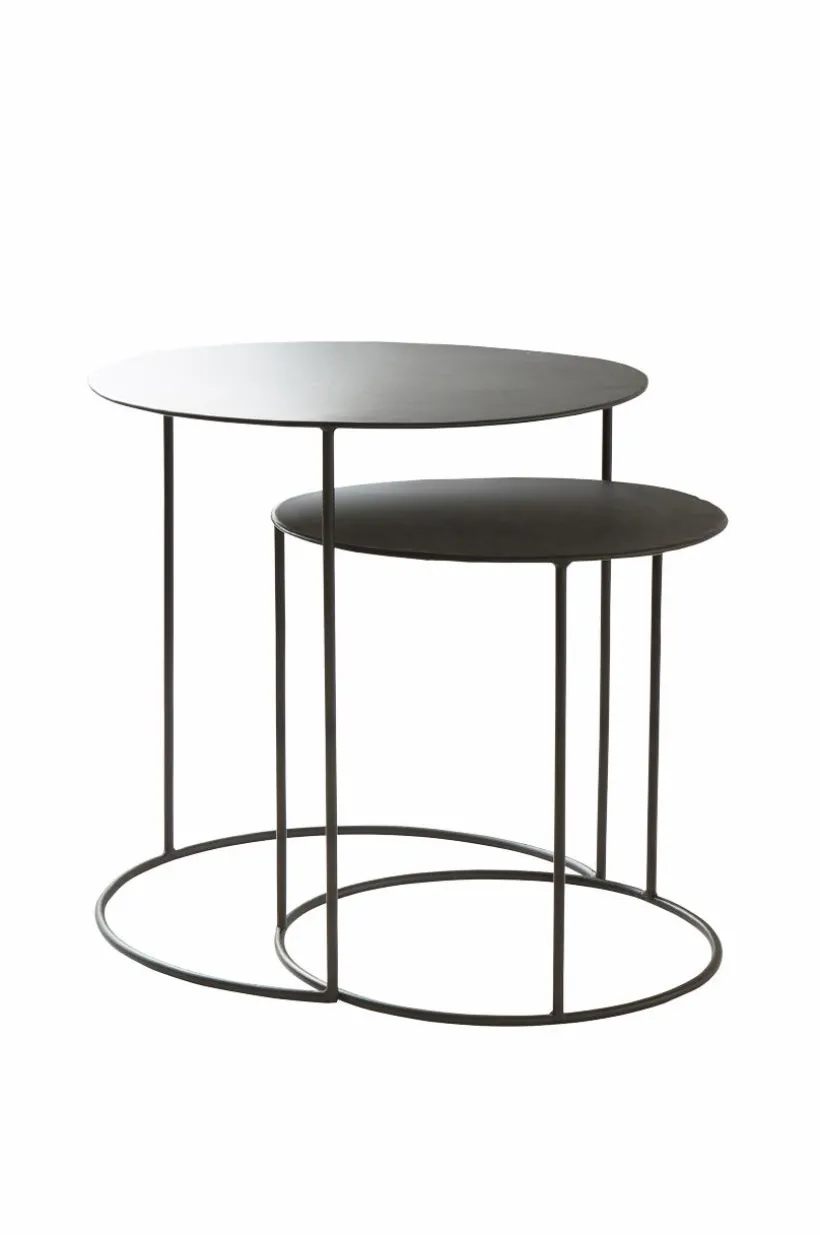 GRENOBLE Sidobord 2-pack ø 40 Cm, ø 50 Cm