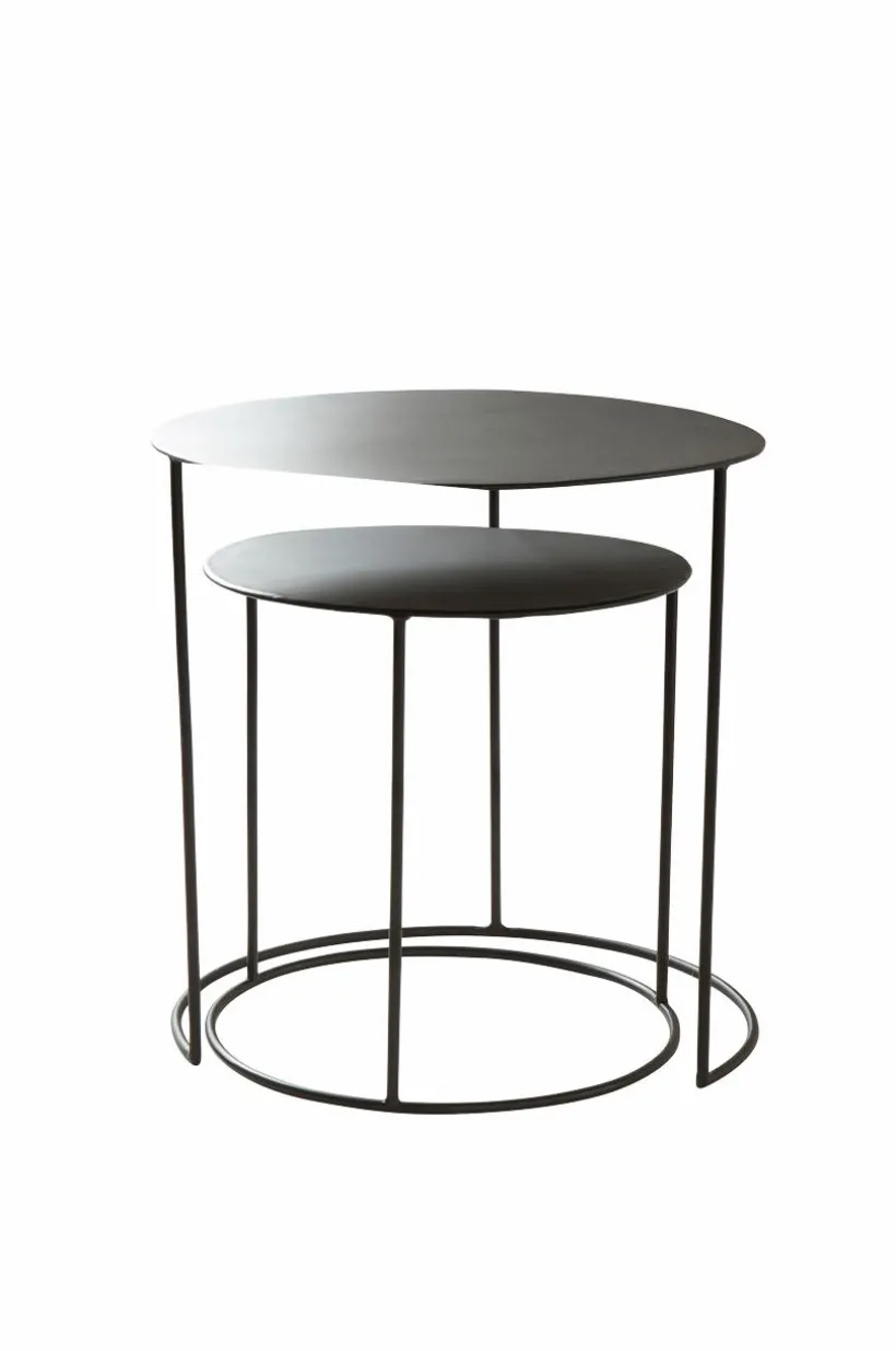 GRENOBLE Sidobord 2-pack ø 40 Cm, ø 50 Cm