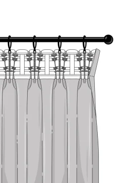 HANNA Multifunktionsgardin 2-pack