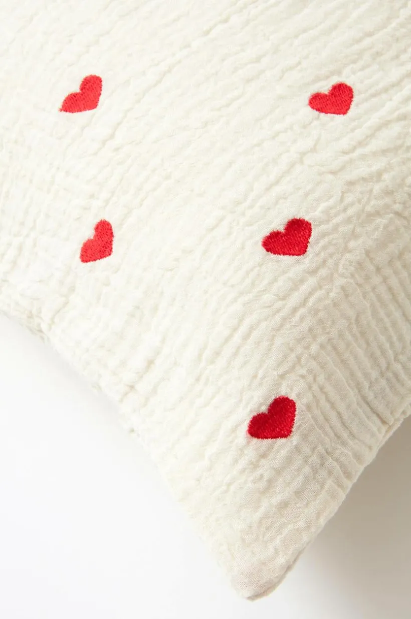 HEARTS örngott 60x50 Cm - Ekologisk