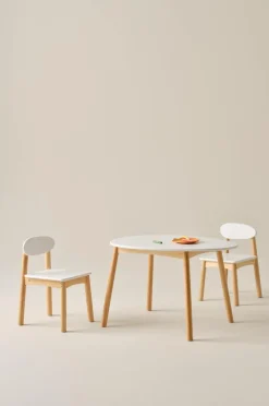 HULTA EGG Barnbord Med 2 Stolar