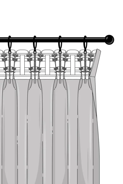 KAIA Vattenavvisande Multifunktionsgardin 1 Längd