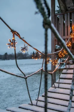 Ljusslinga Flower Curtain