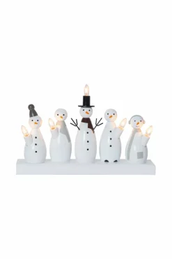Ljusstake Snowman 21cm