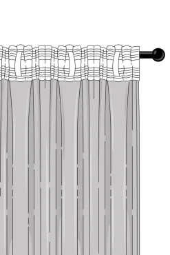 LUNI Multifunktionsgardin 1 Längd - Extra Bred