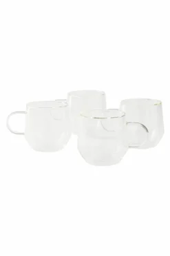 NAOMI Glasmugg Dubbelväggad 4-pack