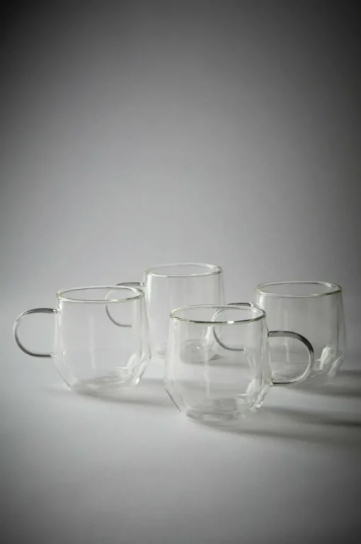 NAOMI Glasmugg Dubbelväggad 4-pack