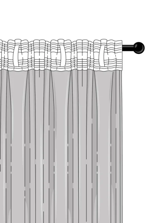 NORA Multifunktionsgardin 2-pack