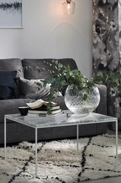 NYLAND Soffbord 70x70 - Marmor