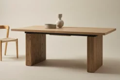 PALANZO Matbord Med Iläggsskiva 105x196+45 Cm