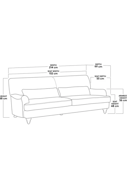 RIVERDALE Soffa 3-sits