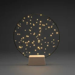 Rund Metalldekoration 100 LED 39,5cm