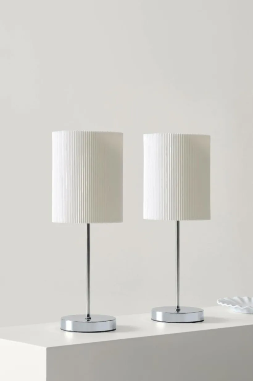 SETH PLISSÉ Bordslampa 2-pack