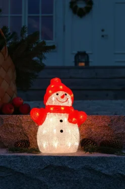 Snögubbe LED Höjd 32 Cm