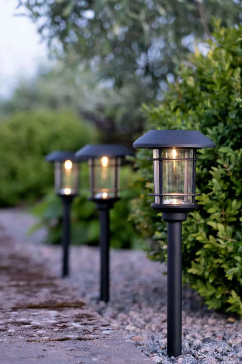 Solcells-Pollare Fride, 3 Pack