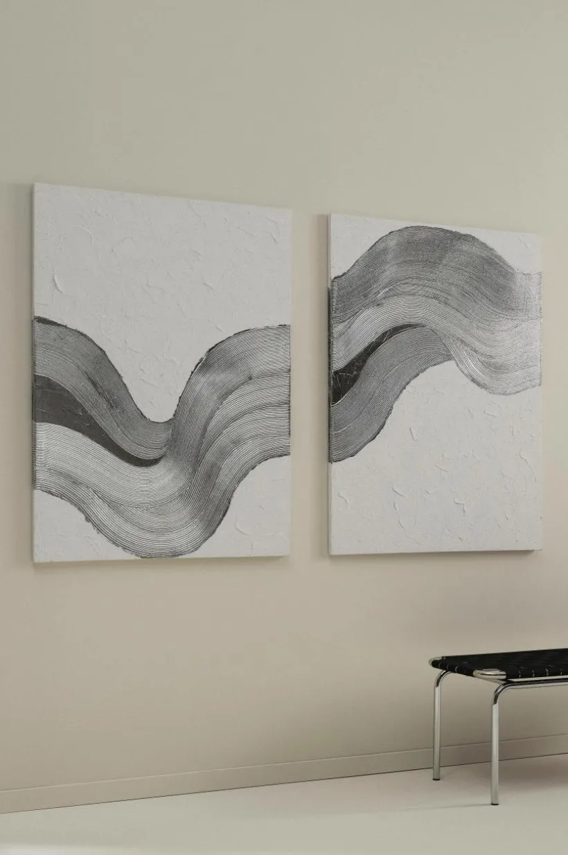 SWIRL Canvastavla 2-pack 90x120 Cm