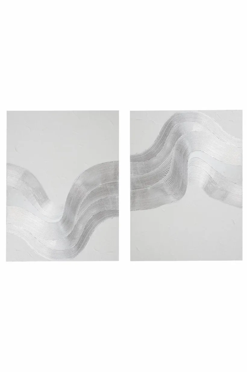 SWIRL Canvastavla 2-pack 90x120 Cm