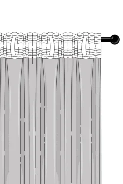 TEA Multifunktionsgardin 2-pack