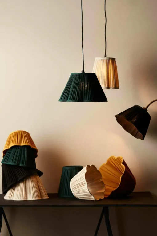 Toppringskärm Siv Plissé 35 Cm