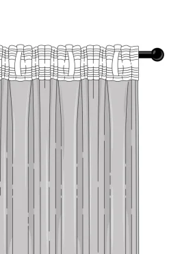VALERIA Multifunktionsgardin 2-pack