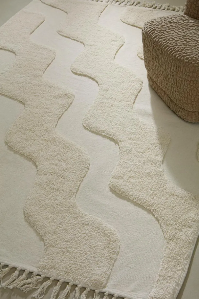 WAVING Bomullsmatta Ekologisk 130x190 Cm